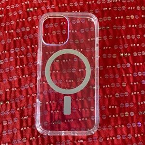 Otterbox Clear Silver Magnetic Phone Case New Not Used
